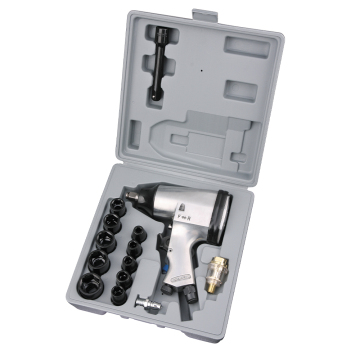 WF-002A 17 Pcs 1/2" Pneumatic Air Impact Wrench Kit