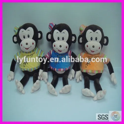 GSV SEDEX Factory lovely stuffed plush toy soft monkey plush toys