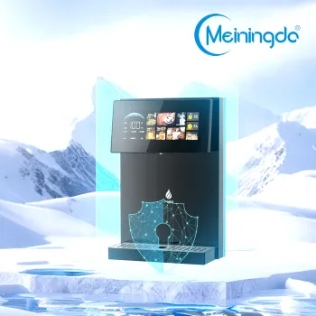 Black Wall-Mounted Pipeline Water Dispenser