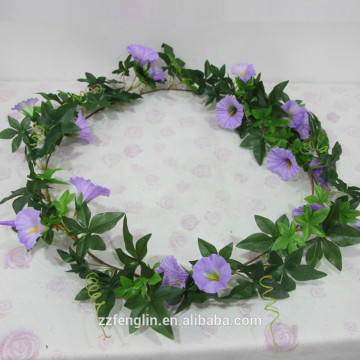 5.6 FT Long Artificial Morning Glory Vine Flower For Wall Decoration Faux Vine Wholesale
