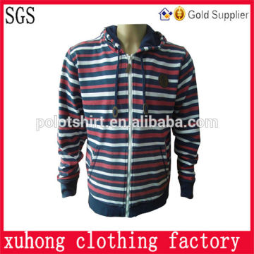 contrast color stripes pattern casual style mens jacket