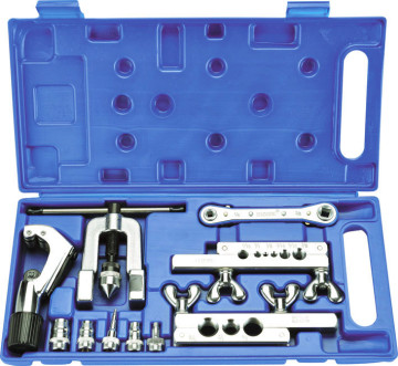 45 degree Flaring & swaging Tools kit with tube cutter and ratchet wrench inside CT-278