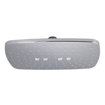 LEVO Luxurious Modern Chrome-Plated Square Rain Shower Head