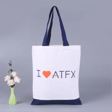 Makeup Shopping Duffle Canvas Tote Bag Cotton