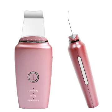 24K Gold Vibrating Ultrasonic Facial Spatula Peeling Machine
