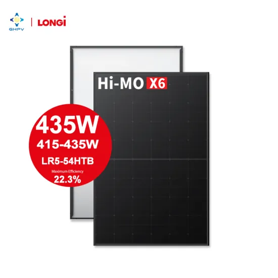 Longi Solar PV Panels: Hi-MO X6 LR5-54HTB - High Efficiency Solar Modules in Full Black Design