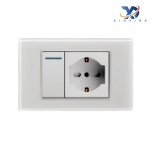 USB + שקע רב תפקודי בגודל 48 מ&quot;מ