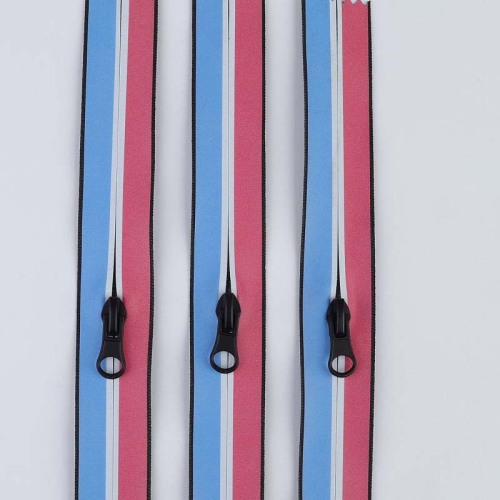 Best-seller Stripe edge zipper apertado para tenda