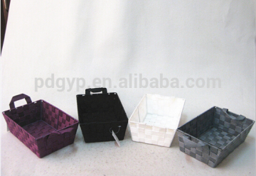 Practical Polyester Storage Basket For Clear up