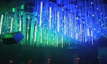Madrix 3D DMX led meteor shower rain tube lights
