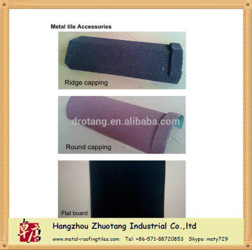 Africa most popular Grid Stone Coated Aluminum Metal Roofing Tiles