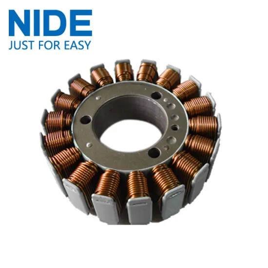 External stator rotor inslot coil winding machine