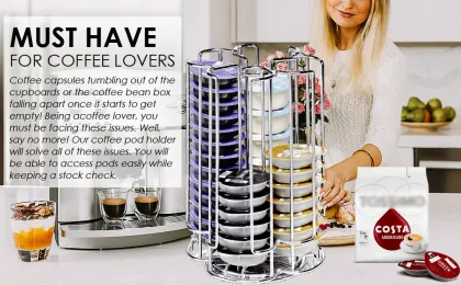 52 Tassimo Pod Coffee Capsule Holder