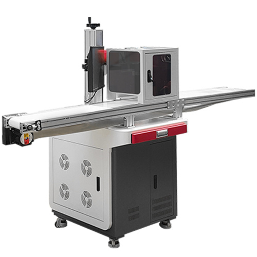 Máquina de marcação de laser de fibra mopa em linha fechada automática