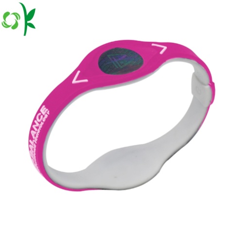 Popular 2layer Silicone Power Bracelet for Sport