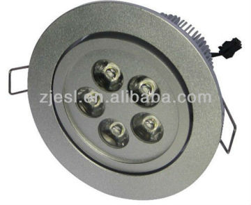 Aluminum Housing Dimmalbe&Fire Proof Optional 5X1W 5w led ceiling light