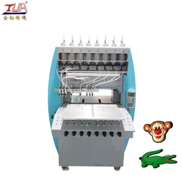 8 Colors Dispensing Machine For Making Keychain Keyring