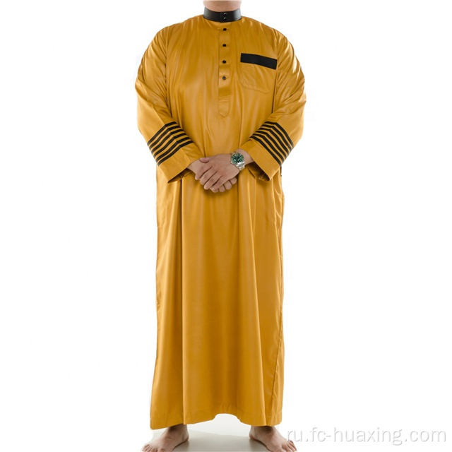 Thobe for Men Мусульманская Thobe Исламская арабская одежда