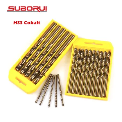 Kobalt Cobalt Metal Steel Drill Bit Set HSS Co5% DIN338 M35 10 Piece