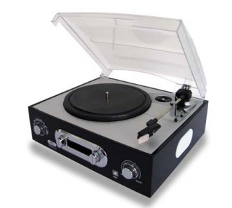 JW-41UBJ turntable player,  modern style phonograph, gramophone, record player, cassette player