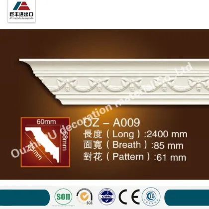 Economical decorative PU alexandria crown moulding