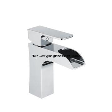 single handle brass  water fall basin mixer 116092
