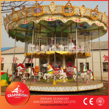 So amazing! luxury merry go round with 2000 led lights China amusement machine for sale