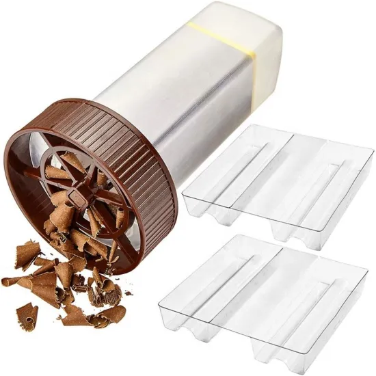 Multi-Use Kitchen Tool: Cheese Grater & Rotary Chopper for Cheese, Butter, and Chocolate