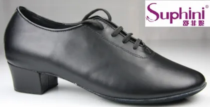 Boys Dance Shoes , Children Latin Shoes, Leather Dance Shoes