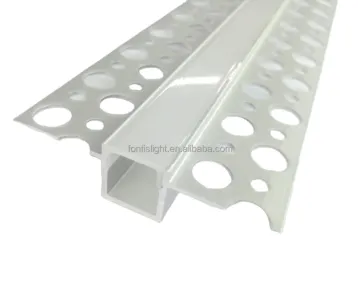 LED Strip Light Installation: 10mm & 20mm Plaster Aluminum Profile for Drywall and Marble