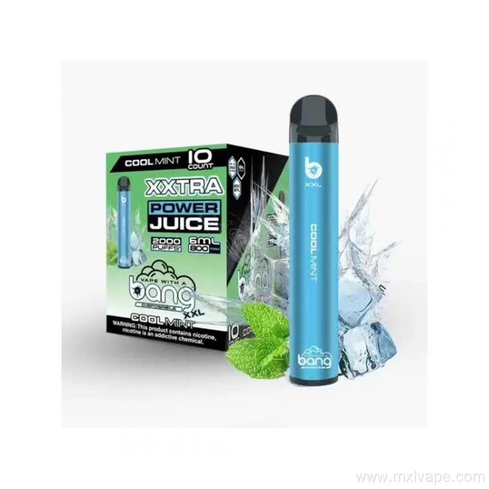 E-Cigarettes Bang XXL 2000 Puffs Disposable Vape Cigarettes