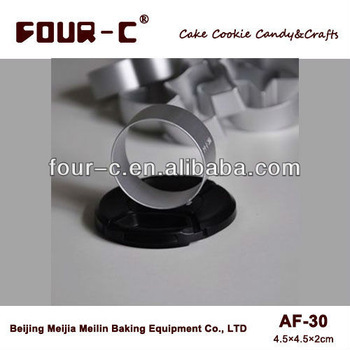 Round aluminum alloy cookie cutter,pastry cutter