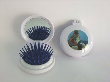 plastic mirror with Comb