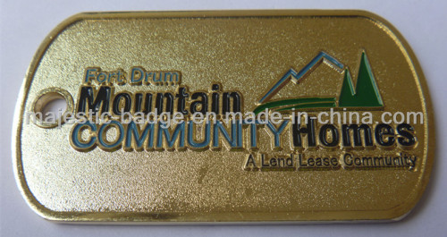 Customized Gold Plating & Zinc Die Cast Process Badge 029