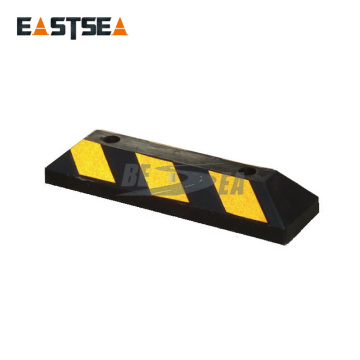 High Quality Reflective Car Drop Rubber Wheel Stops Wholesale