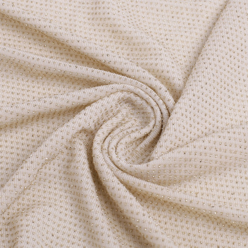 Tessuto jacquard lavorato a maglia in nylon argento fashional