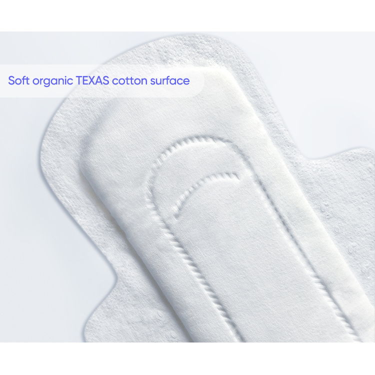 100% organic cotton degradable regular sanitary pads