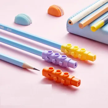 Plastic Blocks Pencil Cap: Splice as Pen Extender, Keeps Pencil Clean for Kids