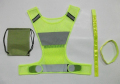 Vestuário Esportivo High-Viz Reflective Running Vest com bandas