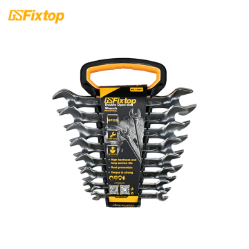 Factory Price Matt Concave Rib Wrench CRV 8pcs Set