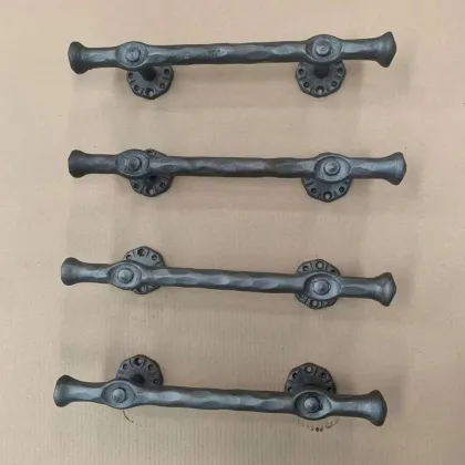Cast Iron and Steel Wrought Iron Door Handles