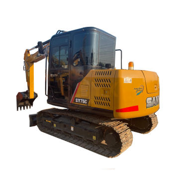 Used Sany 7.5-Ton Crawler Excavator with Complete Procedures and Invoices