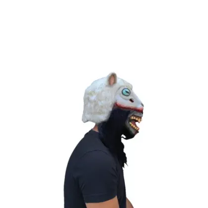 Wolf in Sheep's Clothing Latex Costume Mask for Halloween