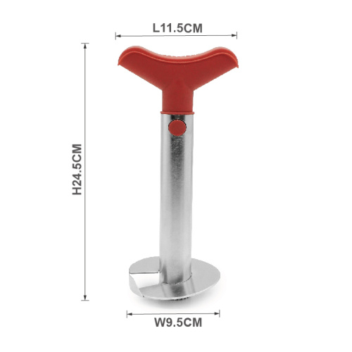 Pineapple Cutter Stainless With Purple Non-slip ABS Handle