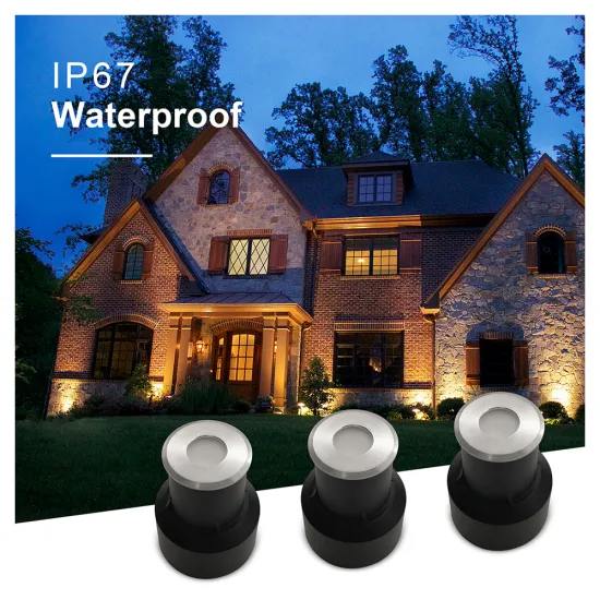 1W 2W 3W LED Single Color Low Voltage Brass Outdoor Buried Pathway Light