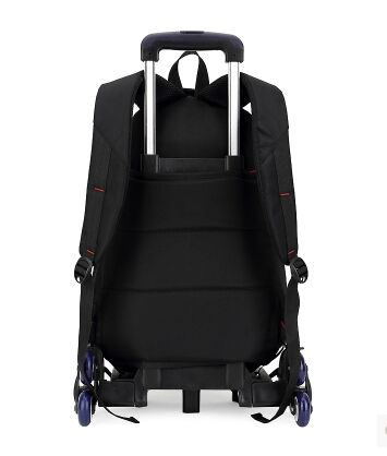 School Bag Backpack with Wheeled Trolley Hand