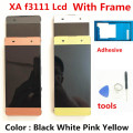 For Sony Xperia XA F3112 F3116 Dual SIM Touch Screen Digitizer Panel + LCD Display Monitor Assembly Frame + tolls