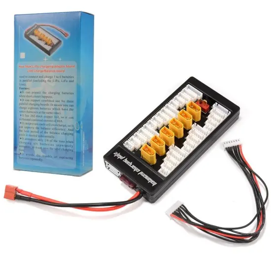 2023 Hot sale xt60 plug parallel charging board for rc lipo battery
