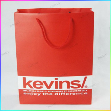 Hot sale matte laminated paper gift bag