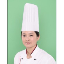 60g Non woven Flat Top Chef Hat